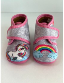 Diamantino - Pantofola chiusa con stampa unicorno 1141 DIAMANTINO - 1