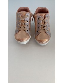 Chicco - Scarpina rosa con cuori appicati ankle boot fleur 100 Chicco - 3