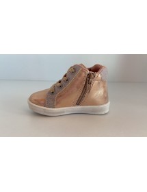 Chicco - Scarpina rosa con cuori appicati ankle boot fleur 100 Chicco - 4