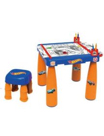 Bildo - Hot Wheels Tavolo Coloring con sgabello HTW9617 Bildo - 1